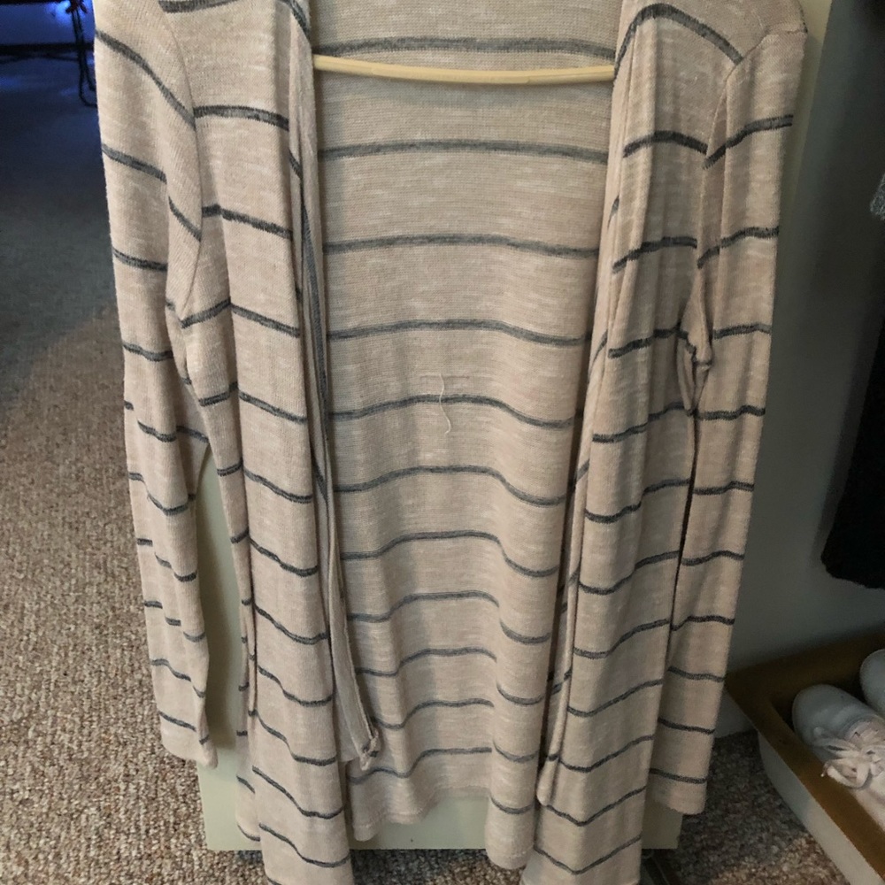 Striped cardigan